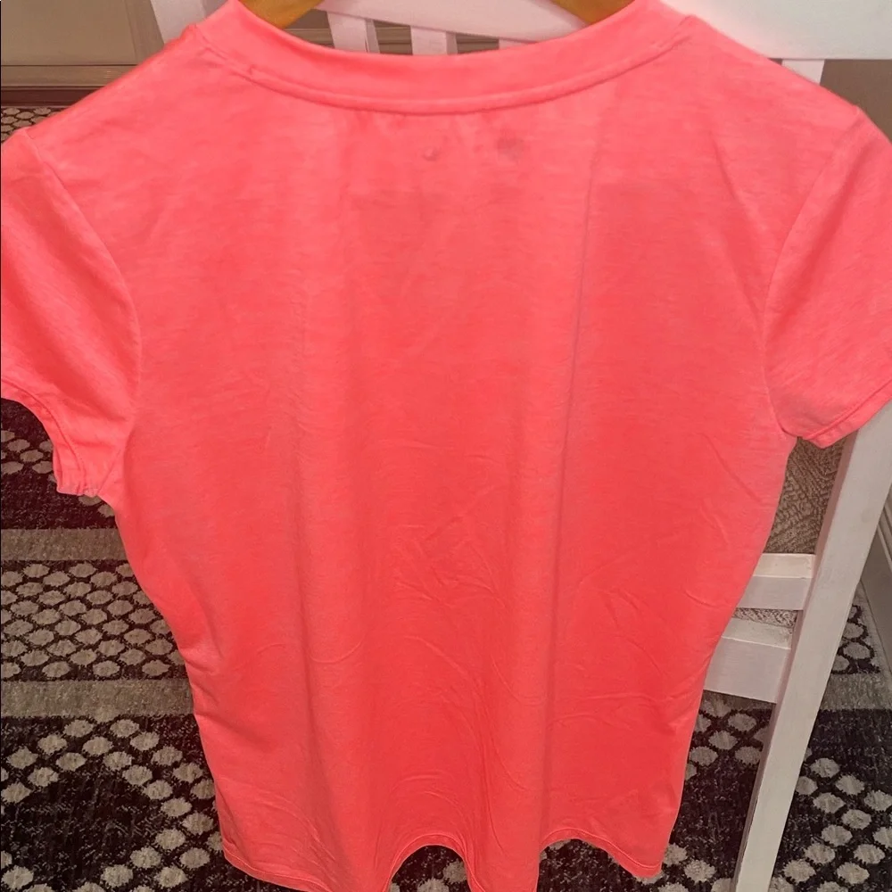 Women's V-Neck Orange T-Shirt